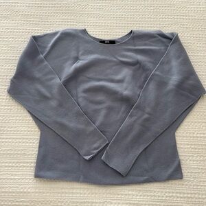 Uniqlo Blue/grey long sleeve top